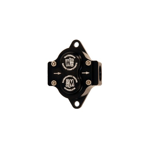 Fuel Pump - Combo - Hex Driven - 0.350 Gear Set - In-Line - 8 AN Female Inlet - 8 AN Female Outlet - Aluminum - Black Anodized - Alcohol / Gas - Each thumbnail 2