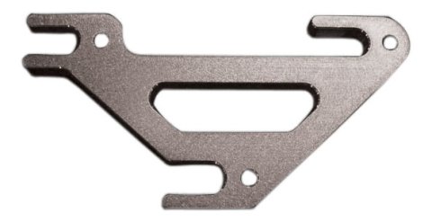 Rack and Pinion Spacer - 3/8 in Thick - Aluminum - Black Anodized - Each