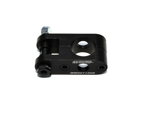 Shock Mount - Clamp-On - 2-1/4 in Drop - Aluminum - Black Powder Coat - 1-1/2 in OD Tube - Each thumbnail 2
