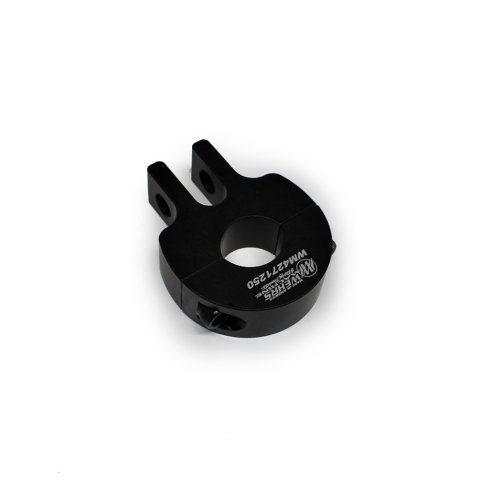 Suspension Limiter Bracket - 1/2 in Slot - Aluminum - Black Anodized - 1-1/4 in Tube - Each