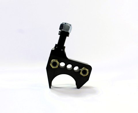 Shock Mount - Raised Mount - Weld-On - 1-3/4 in Lift - Aluminum - Black Anodized - Each