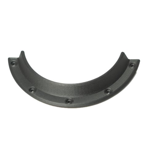 Mud Deflector - Rivet-On - Plastic - Gray - Rear End Filler Tanks - Each thumbnail 2