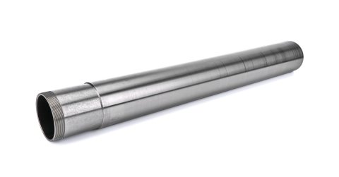 Axle Housing Tube - 24.25 in Long - 3 in OD - Straight - 2.875 in 5 x 5 Hubs - Steel - Natural - Each