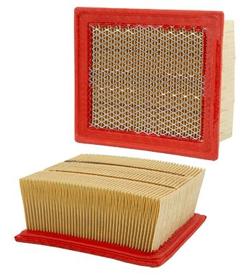 Air Filter Element - Panel - 10.75 in L x 10 in W x 4 in H - Paper - White - Dodge Fullsize Truck 2003-09 - Each thumbnail 1