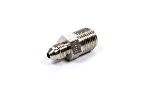 Fitting - Adapter - Straight - 3 AN Male to 9/16-20 in Inverted Male - Steel - Nickel Plated - Each