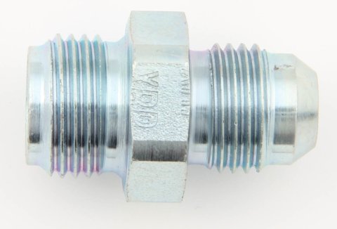Fitting - Adapter - Straight - 6 AN Male to 5/8-18 in Inverted Flare Male - Steel - Zinc Oxide - Each