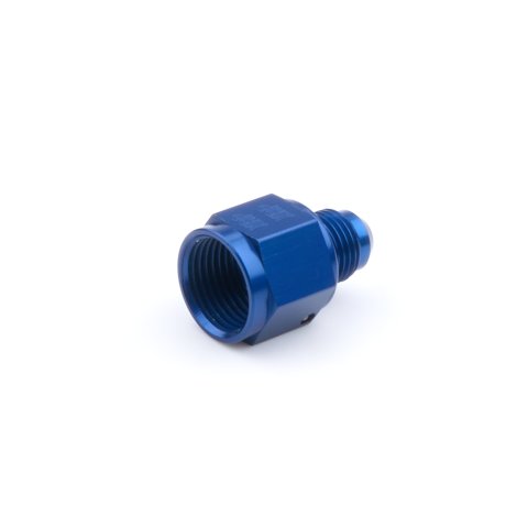Fitting - Adapter - Straight - 8 AN Female to 6 AN Male - Aluminum - Blue Anodized - Each