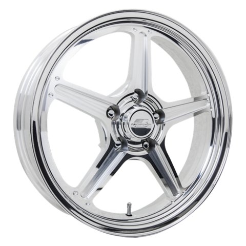 Wheel - Street Lite - 17 x 4.5 in - 2.000 in Backspace - 5 x 4.75 in Bolt Pattern - Aluminum - Polished - Each