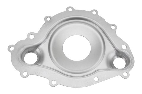 Water Pump Back Plate - Steel - Natural - Pontiac V8 - Each