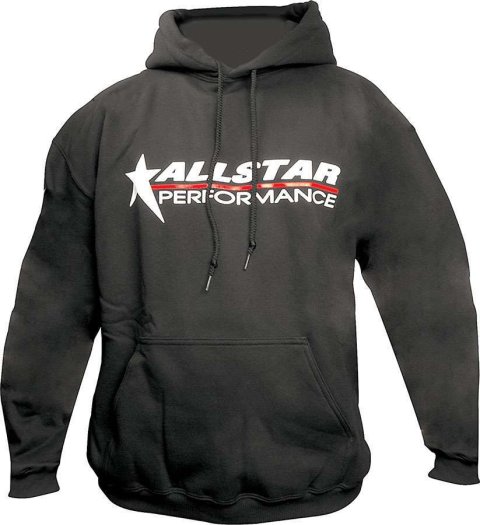 Sweatshirt - Hooded - Allstar Logo - Black - Youth Large - Each