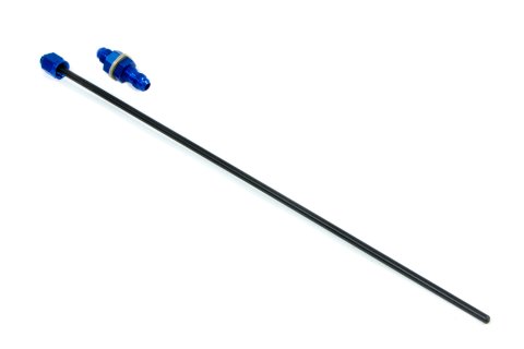 Fuel Cell Dipstick - 6 AN Bulkhead Fitting - 16 in Long - Aluminum - Blue Anodized - Kit thumbnail 1