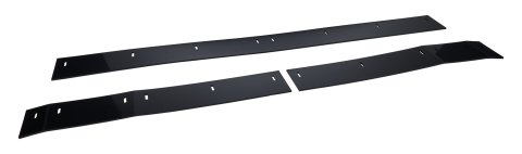 Wear Strip - MD3 - 25.125 in / 25.5 in / 47.5 in - 4 in Tall - 3-Piece - Plastic - Black - IMCA - Street Stock - Each