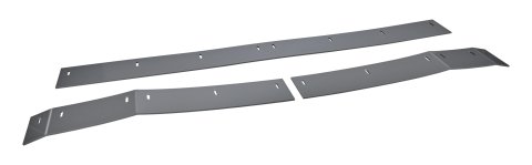 Wear Strip - MD3 - 25.125 in / 25.5 in / 47.5 in - 4 in Tall - 3-Piece - Plastic - Gray - IMCA - Street Stock - Each