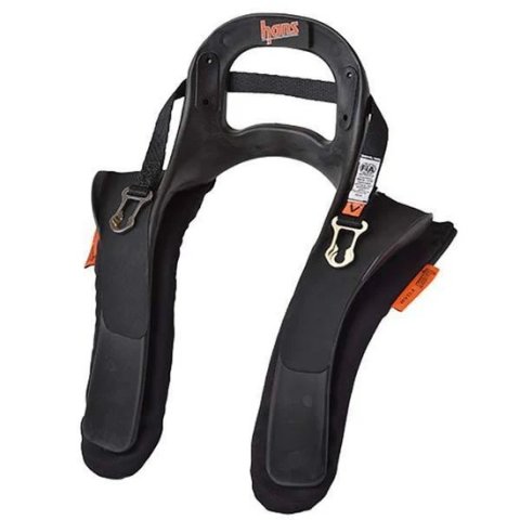 Head and Neck Support - HANS III - Model 30 - SFI 38.1 - Sliding Post Tether - Plastic - Large - Kit