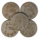 Hot Cams 04-08 400 DVX/02-16 CRF 450 R 1.750mm Shim Kit - 5 Pack thumbnail 1