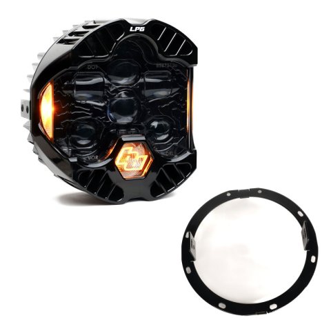 Baja Designs 14-23 Harley-Davidson Street Glide (Single Light) DOT LP6 LED DRL Headlight Kit - Amber