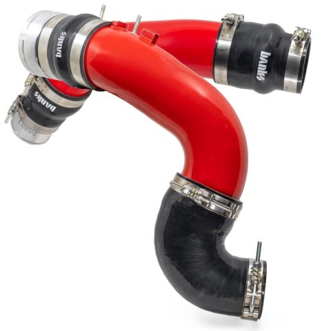 Banks Power 17-26 Ford Super Duty 6.7L Non-HO Boost Tube Kit - Red thumbnail 1