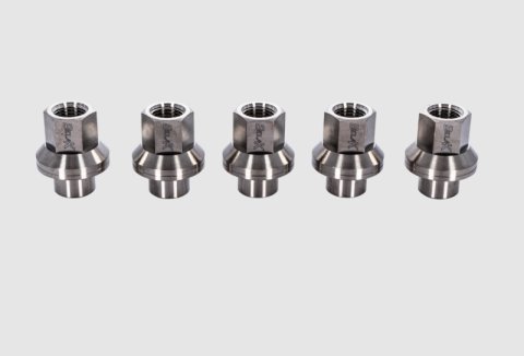 Belak 7075 Billet Aluminum Shank Style Lug Nut M12x1.25 - 4 Pack