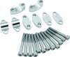 BikeMaster Aluminum Handlebar Risers 1-1/8in - Silver thumbnail 1