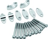 BikeMaster Aluminum Handlebar Risers 1-1/8in - Silver thumbnail 2