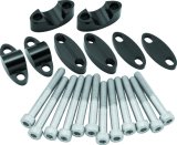 BikeMaster Aluminum Handlebar Risers 7/8in - Black thumbnail 1