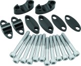 BikeMaster Aluminum Handlebar Risers 7/8in - Black thumbnail 2