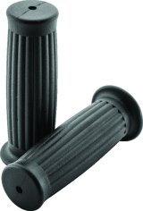 BikeMaster Classic Lines Grips - Black thumbnail 1