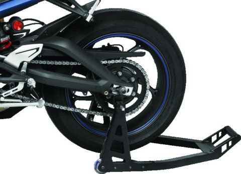 BikeMaster Universal Aluminum Stand - Rear - Black thumbnail 4