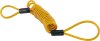 Bully Lock Reminder Disc Cable 4 ft. - Yellow thumbnail 7