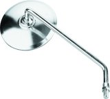 BikeMaster Round Mirror 10mm Left - Stainless thumbnail 1
