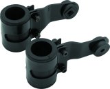 BikeMaster 35mm Headlight Brackets - Black thumbnail 2