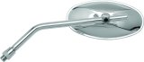 BikeMaster Adjustable Oval Mirror 10mm - Each -Chrome thumbnail 1
