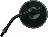 BikeMaster 4in Adjustable Round Mirror 10mm - Each - Black thumbnail 1