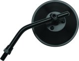 BikeMaster 4in Adjustable Round Mirror 10mm - Each - Black thumbnail 2