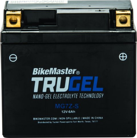 BikeMaster TruGel Battery - MG7Z-S thumbnail 1