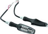 BikeMaster 8 Led Turn Signals Pair - Black thumbnail 1