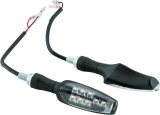 BikeMaster 8 Led Turn Signals Pair - Black thumbnail 2