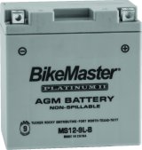 BikeMaster AGM Battery - MS12-9L-B thumbnail 1