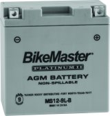 BikeMaster AGM Battery - MS12-9L-B thumbnail 2