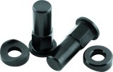 BikeMaster Rim Lock Nuts (Pair) T6 Aluminum/Black thumbnail 3