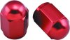 BikeMaster Valve Caps Aluminum (6 Pair) - Red thumbnail 4