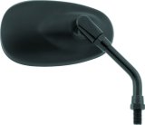 BikeMaster Mini Mirror 10mm - Each - Matte Black thumbnail 1