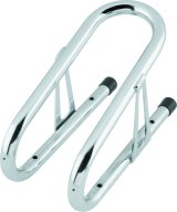BikeMaster 3-1/2in Wheel Chock Chrome thumbnail 2