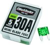 BikeMaster 5Piece 30A Replacement Mini Blade Fuse thumbnail 4