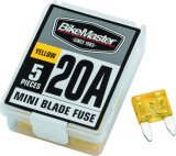 BikeMaster 5Piece 20A Replacement Mini Blade Fuse thumbnail 3