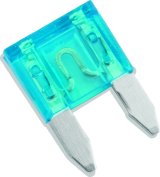 BikeMaster 5Piece 15A Replacement Mini Blade Fuse thumbnail 1