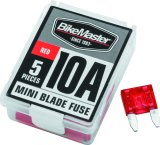 BikeMaster 5Piece 10A Replacement Mini Blade Fuse thumbnail 3