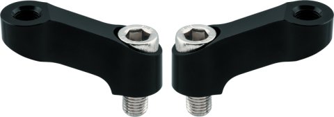 BikeMaster Mirror Extension 10mm Pair - Black thumbnail 1