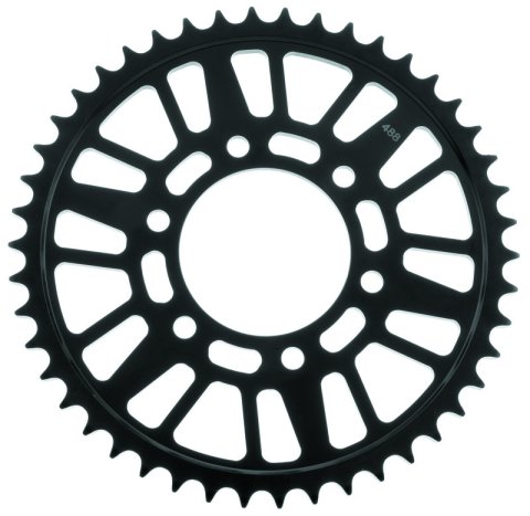 BikeMaster Kawasaki Rear Steel Sprocket 530 44T - Black thumbnail 3