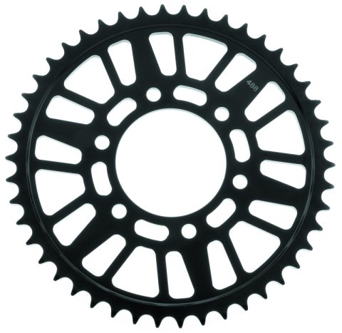 BikeMaster Kawasaki Rear Steel Sprocket 530 44T - Black thumbnail 4